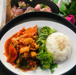 Stir-fried Squid Rice